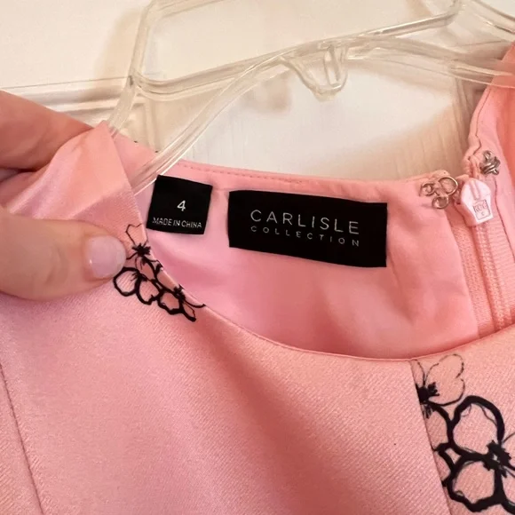 Carlisle Collection Floral Box Pleat Dress - Picture 3 of 6